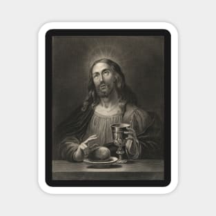 Jesus Christ, blessing the bread Magnet