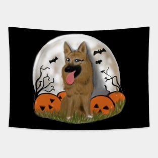 Halloween Dog Tapestry