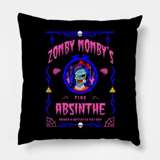 ABSINTHE MONSTERS 12 (ZOMBY MOMBY) Pillow