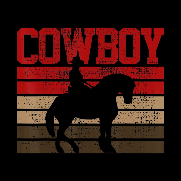 Cowboy T-Shirt Rodeo Tshirt Horse Tee Gift Country by andrelisser