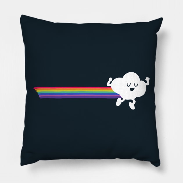 Woosh Pillow by Pixelmania