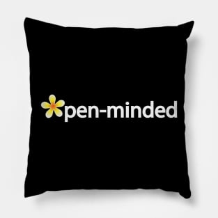 Open-minded artistic design Pillow