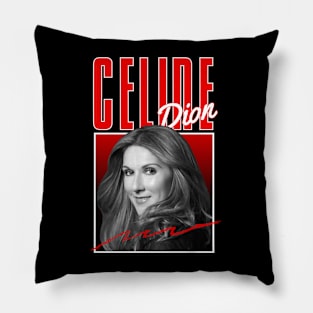 Celine dion///original retro fan art Pillow