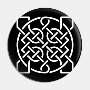 Celtic Ornamental Knot Geometric Design 4 Pin