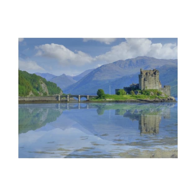 Eilean Donan Castle reflection by goldyart