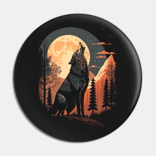 Moonlit Howl Pin