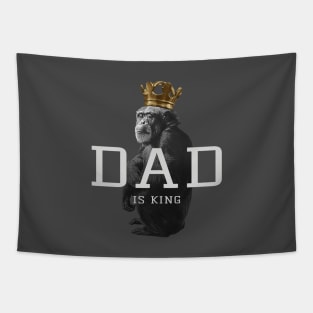 Dad Is King Tapestry