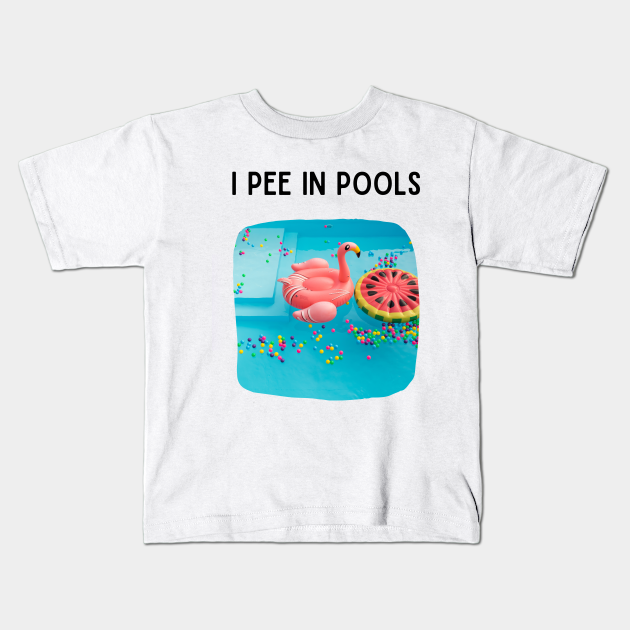 I Pee in Pools Boys Short-Sleeve Tee I Pee in Pools Boys Short-Sleeve Tee