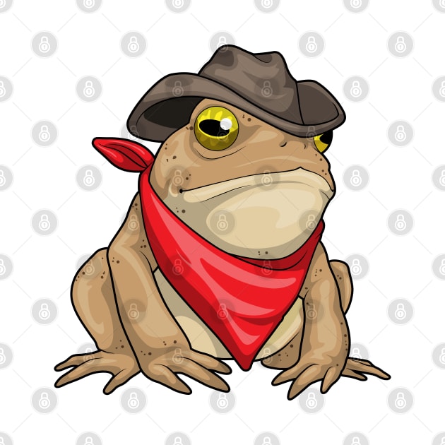 Frog Cowboy Cowboy hat by Markus Schnabel