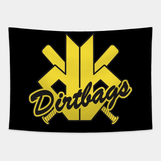 Dirtbags Team Logo Tapestry by DavesTees