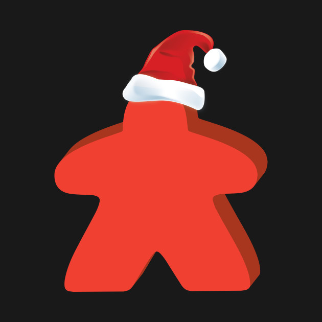christmas board game meeple