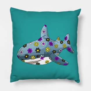 The Non-binary Blue Shark Pillow