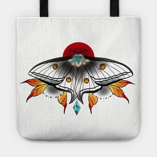 Neotraditional Moth Tote