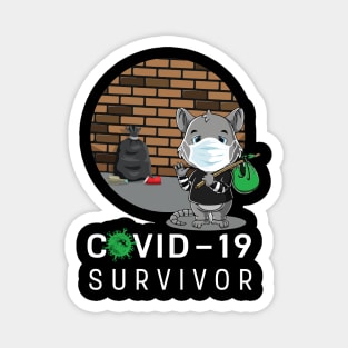 I Survived Covid-19 Magnet