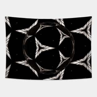 Gray Peppermint Sticks Candy Tapestry