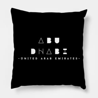 Unleash Your Wanderlust: Discover Abu Dhabi in Style Pillow