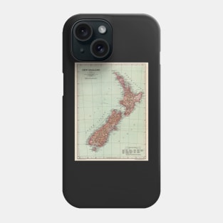 New Zealand Antique Maps Phone Case