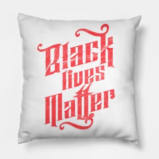 Black Lives Matter Red Pillow