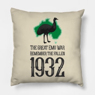 The Great Emu War of 1932 Pillow