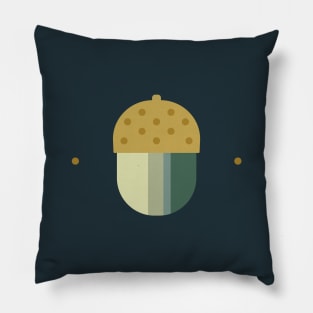 october midnight acorn Pillow