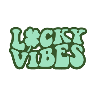 Lucky Vibes Retro Design T-Shirt