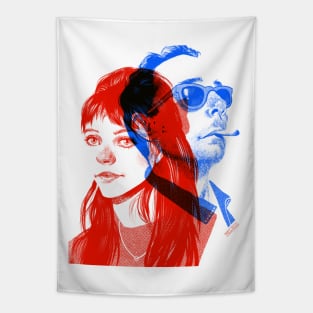 Karina and Godard Tapestry