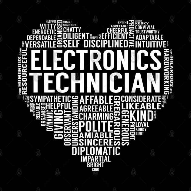 Electronics Technician Heart by LotusTee