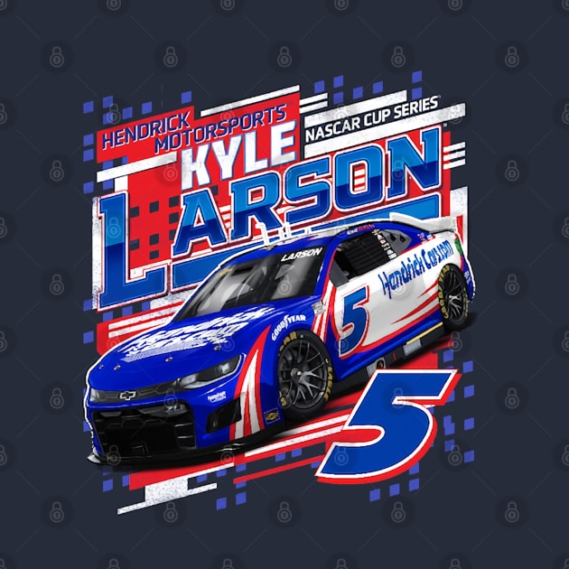 Kyle Larson Navy Draft by stevenmsparks