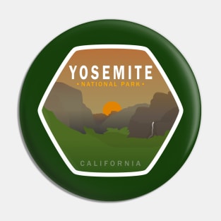 Yosemite Sunset Pin