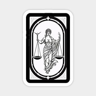 Themis Tarot Card Astrology Occult Mystical Magnet