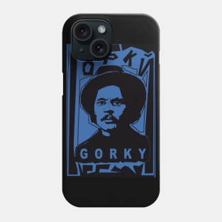 Maxim Gorky in Blue Phone Case