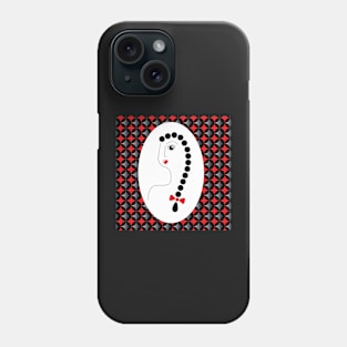 portrait of a woman Phone Case