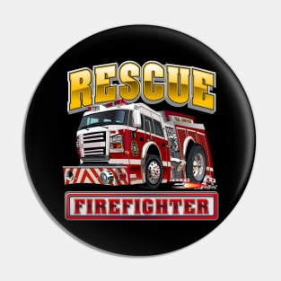 Cartoon Fire Truck Pin