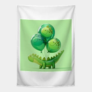 Dinosaur Balloons XII Tapestry