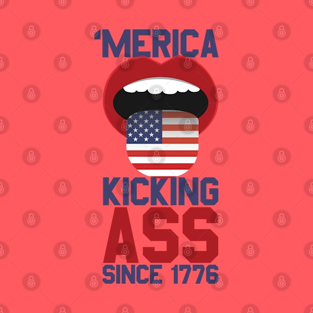 Merica Kicking Ass Since 1776 by Mommag9521