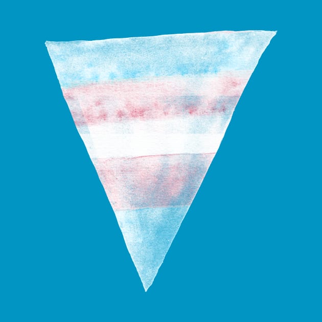 Trans Pride Triangle by inSomeBetween