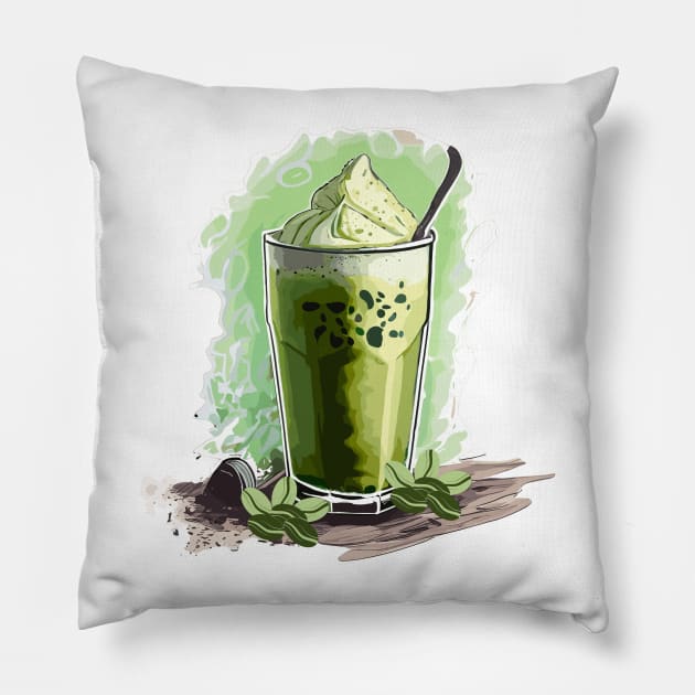 Iced coffee Pillow by designfurry 