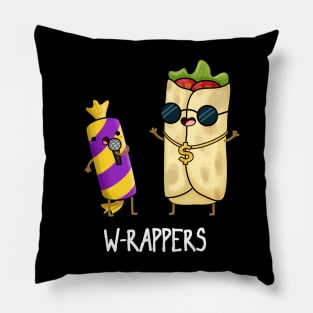 W-rappers Funny Burrito Pun Pillow