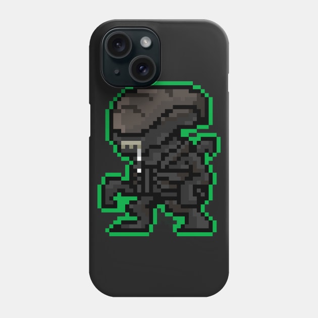 Pixel Alien Phone Case by RetroPixelWorld