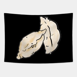 Gyoza plate black Tapestry