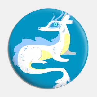 White Dragon Pin