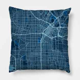 Los Angeles - Califonia Peace City Map Pillow
