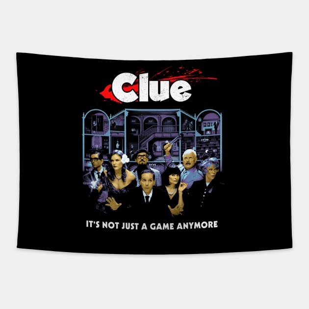 Clue - It's Not Just A Game Anymore Tapestry by OrcaDeep