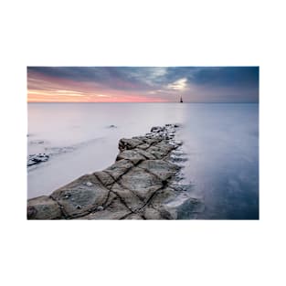 Ocean Sunset with Lighthouse T-Shirt