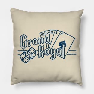 Grand Royal - Navy Distressed Pillow