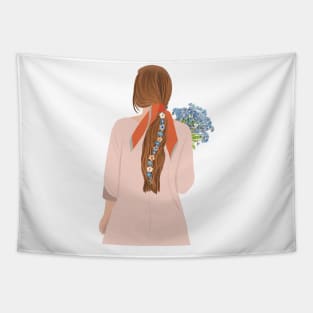 Spring girl Tapestry