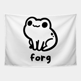 Forg misspelled frog meme Tapestry