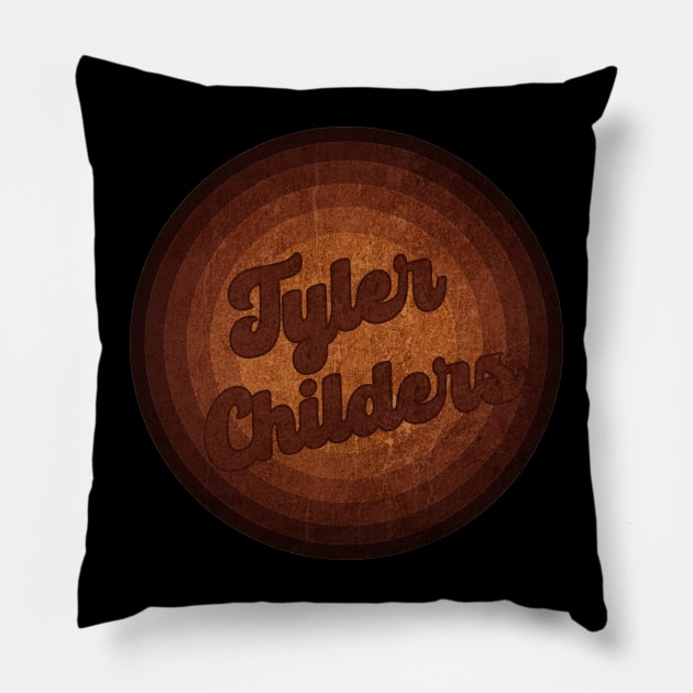 Tyler Childers - Vintage Style Pillow by Posh Men