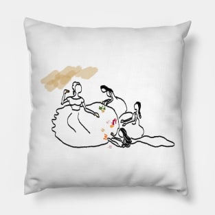 Illustrated Gown Pillow