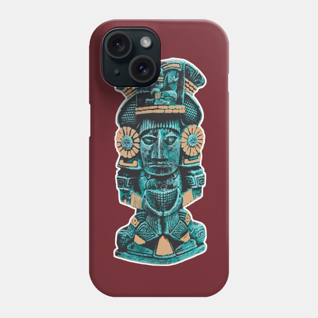 Maya statue Phone Case by Vick Debergh